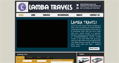 Desktop Screenshot of lambatravels.com