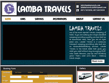 Tablet Screenshot of lambatravels.com